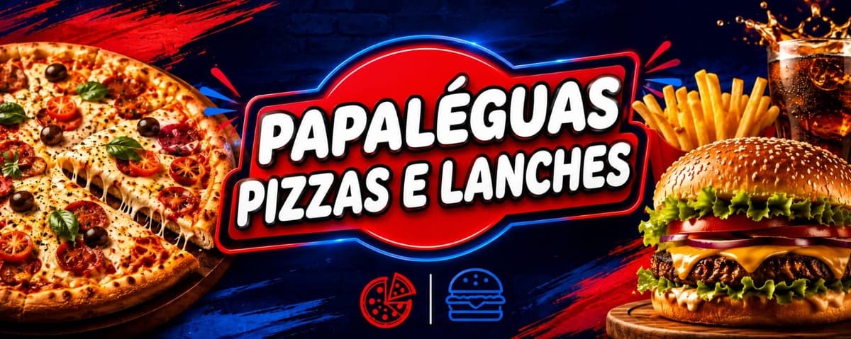 Capa Papaléguas Pizzas e Lanches