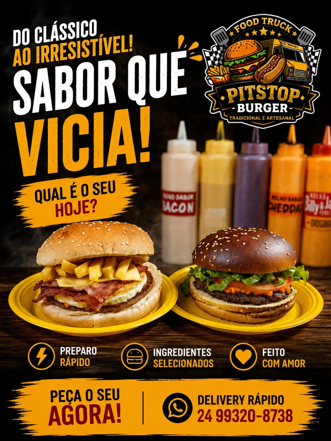 Banner PIT STOP BURGER VR