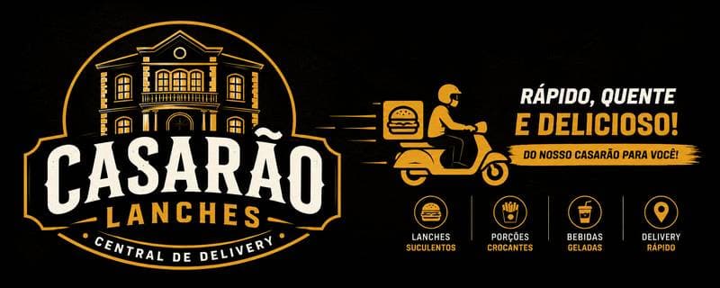 Banner Casarão Lanches