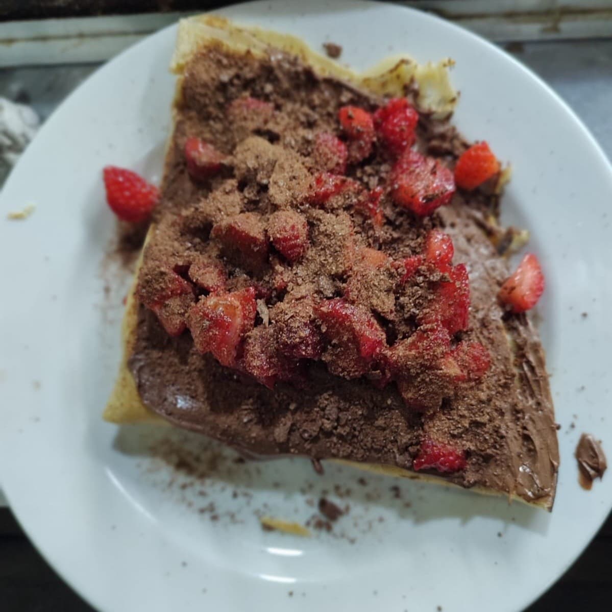 Crepe de Nutella e Ovomaltine