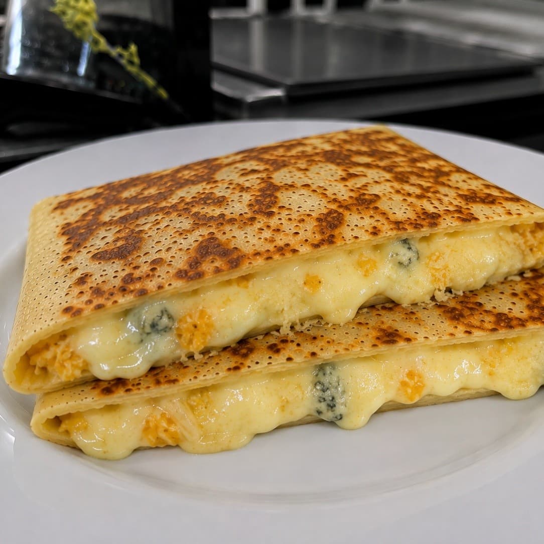 Crepe de Quatro Queijos