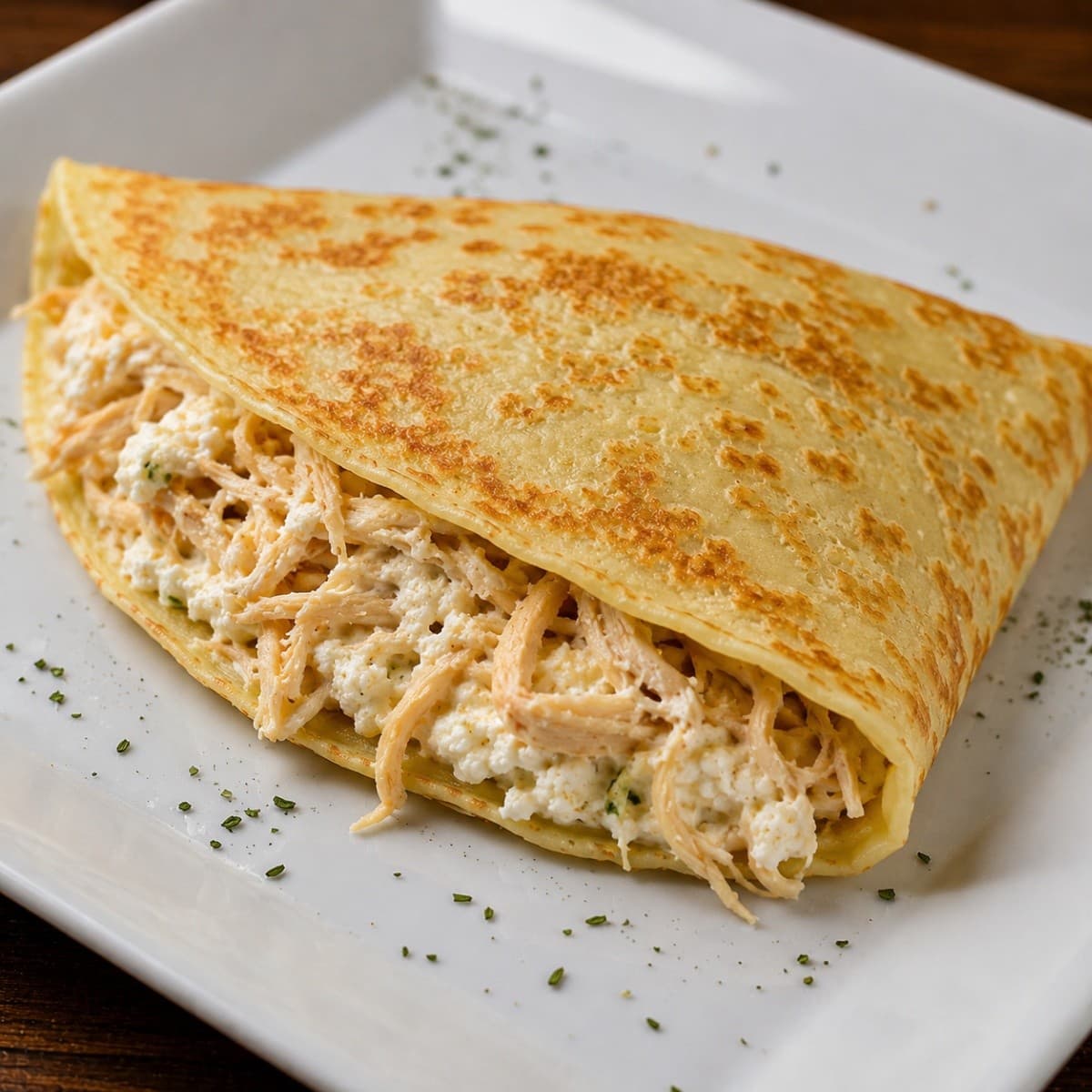Crepe de Frango e Ricota