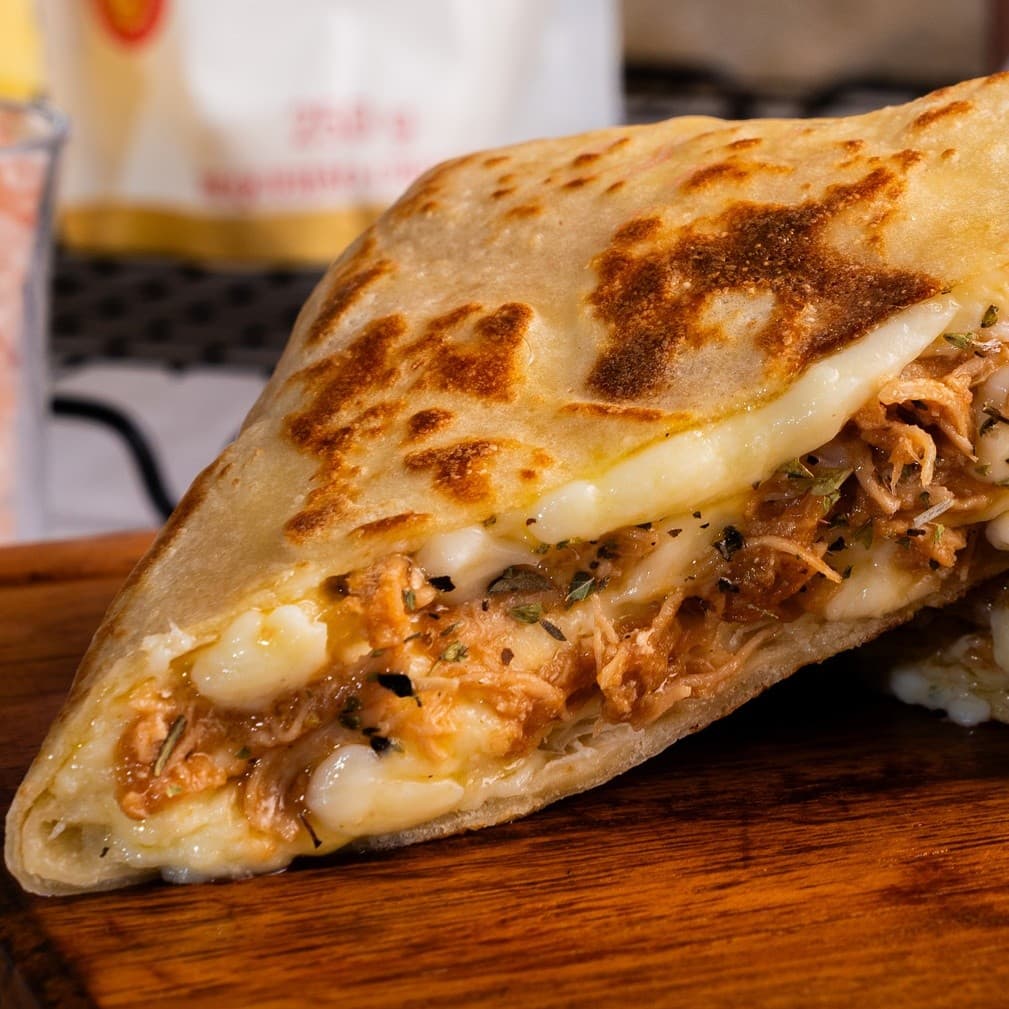 Crepe de Frango com Queijo