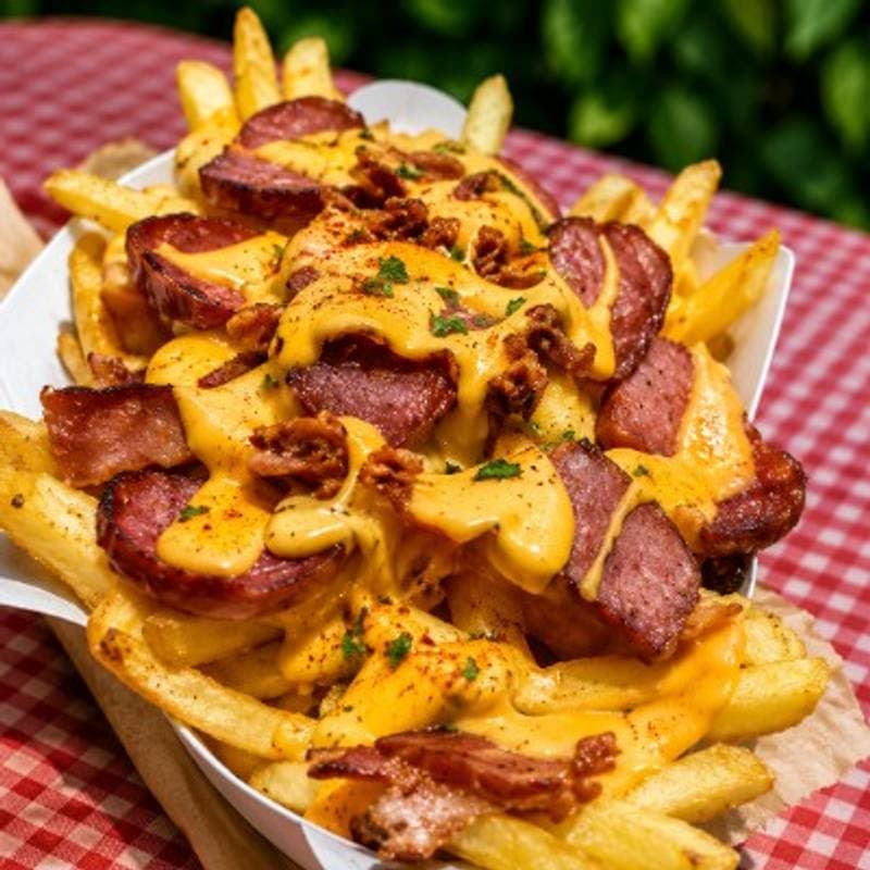 PORÇÃO 2: Batata com calabresa