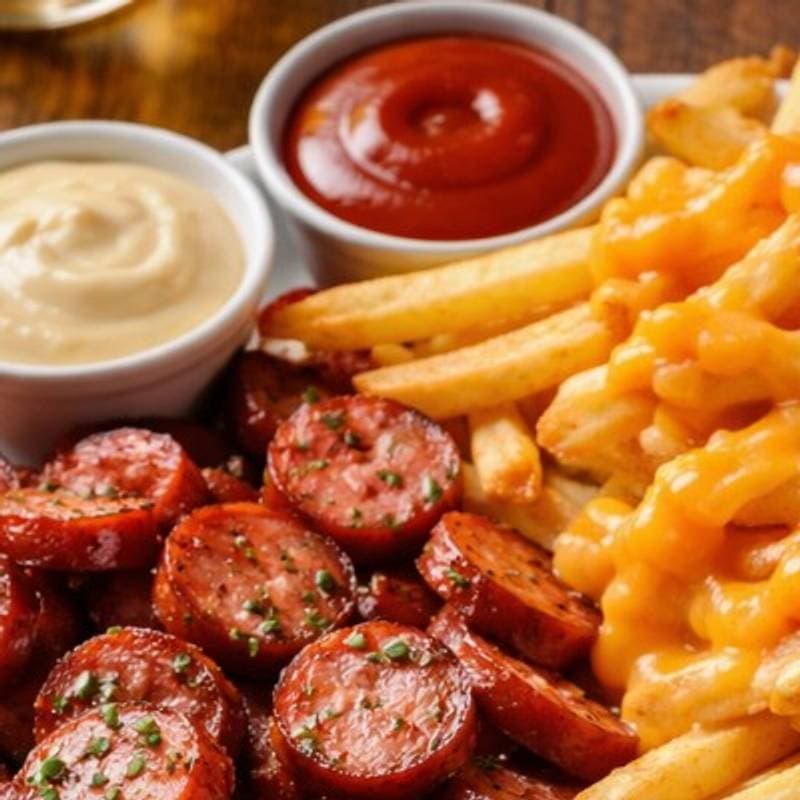 Calabresa com Fritas