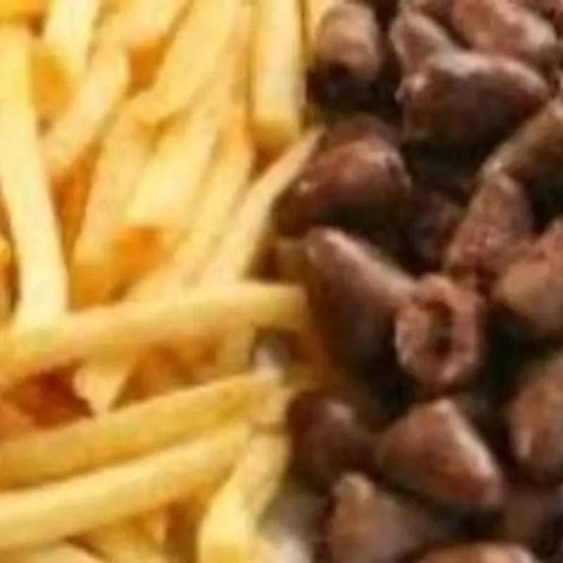 Coração 300 Gramas com Fritas