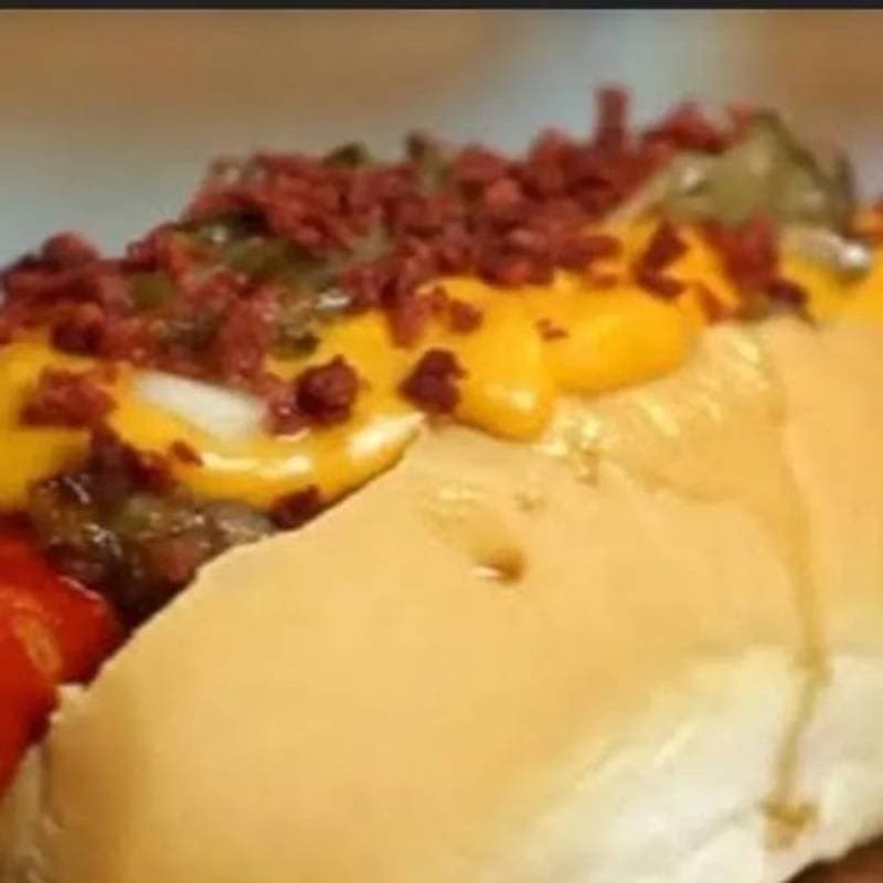 Dog Cheddar Bacon