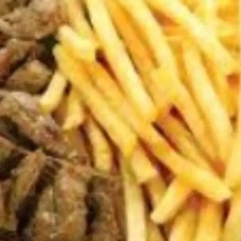 Alcatra com fritas