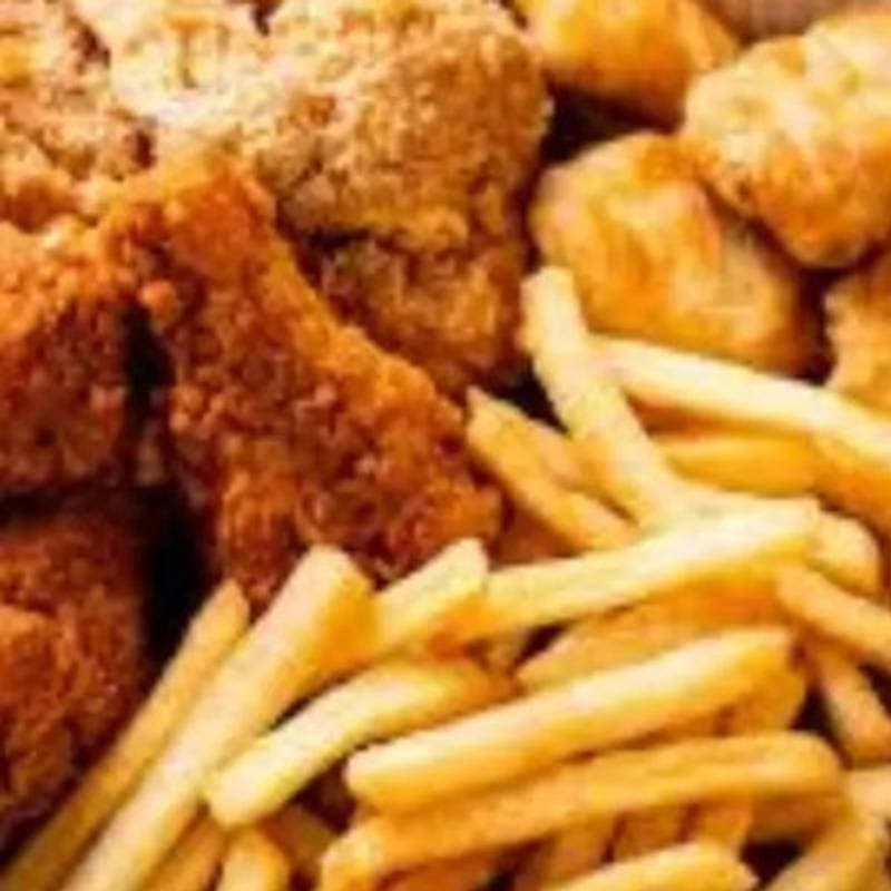 Mini porção de frango a passarinho
