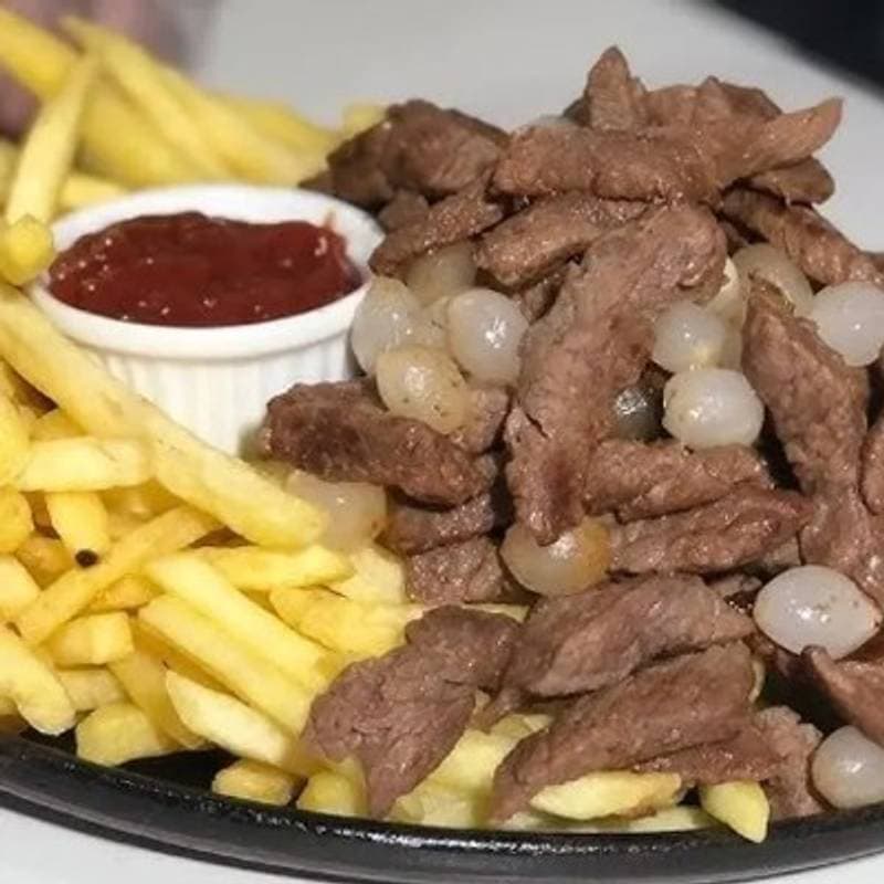 Alcatra com Fritas Meio