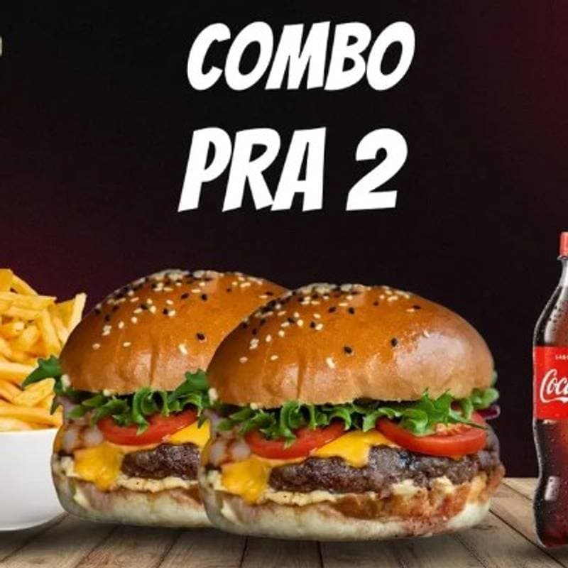 Combo Pra 2 - Cheese Salada + Batata + Coca Cola