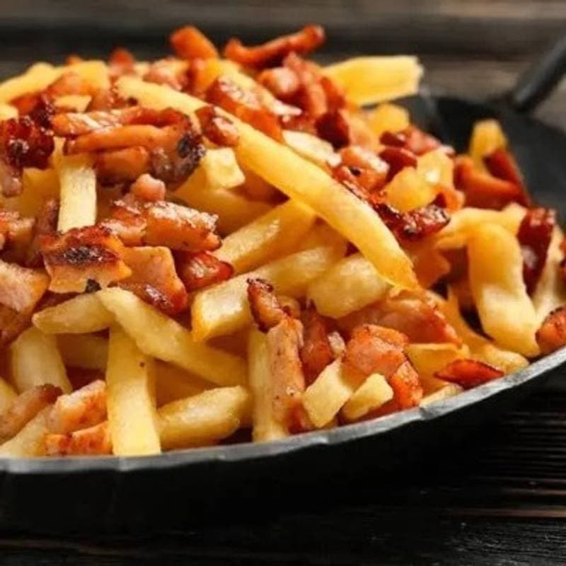 Fritas com Bacon