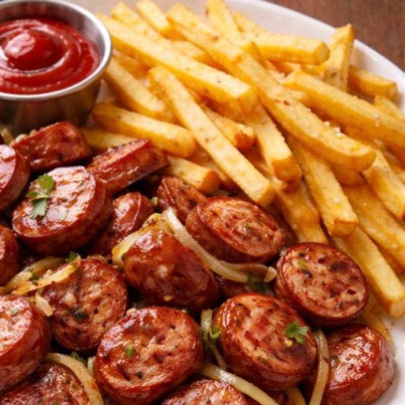 Calabresa com Fritas