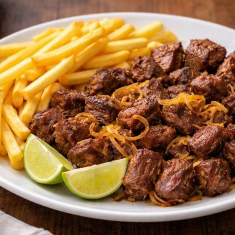 Carne de Sol com Fritas