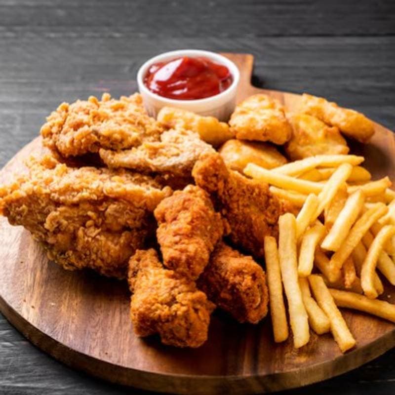 Frango com Fritas