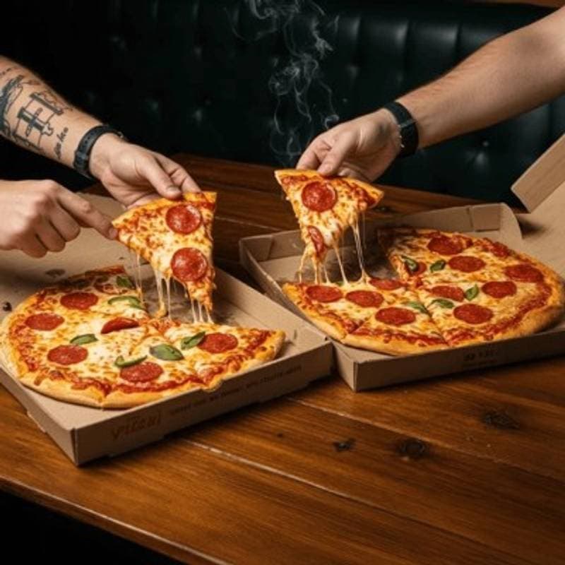 Pizza em Dobro
