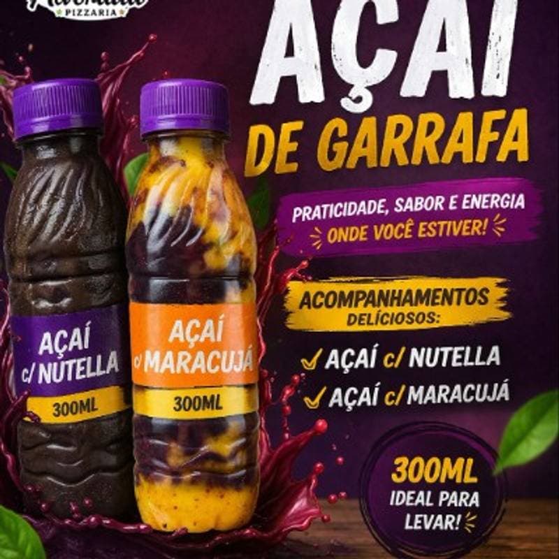 Açaí na garrafa