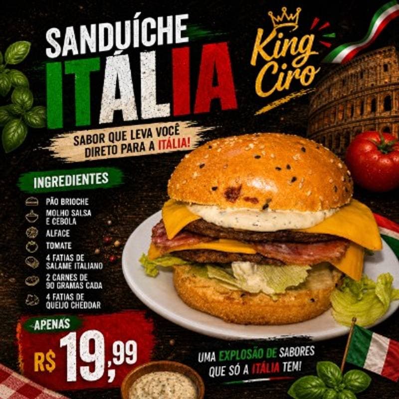 Sanduíche Itália