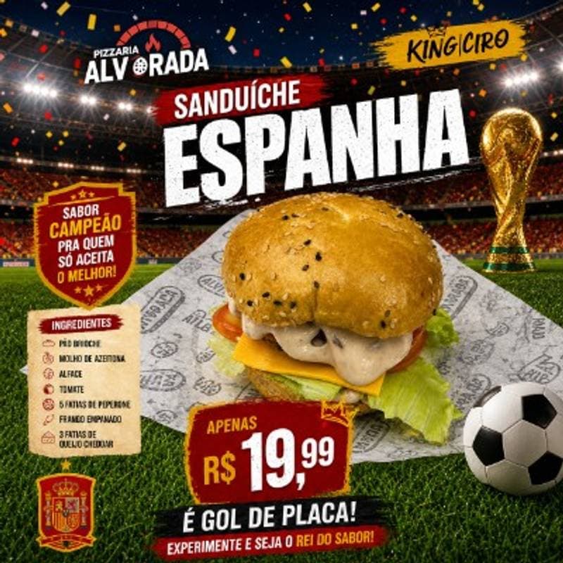 Sanduíche Espanha