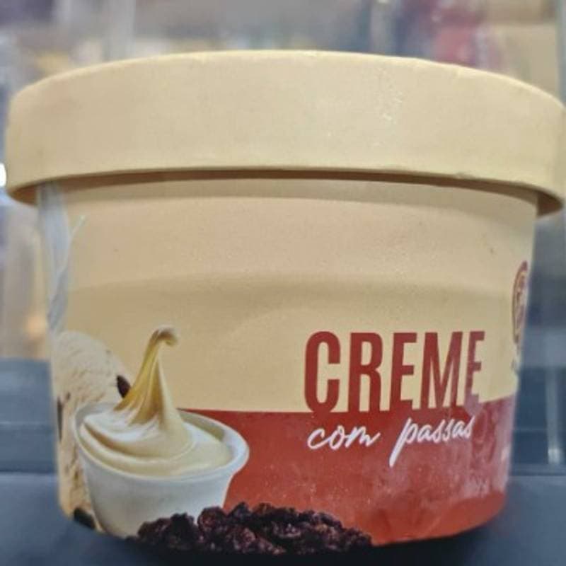 Creme com Passas
