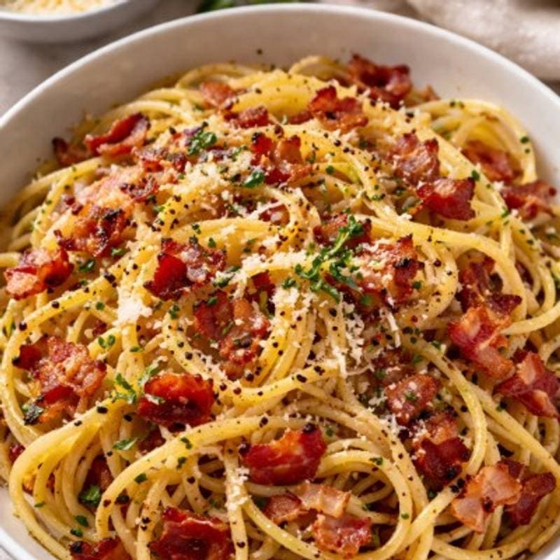 Macarrão com Bacon