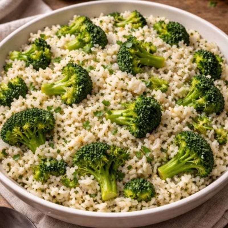Arroz com Brócolis