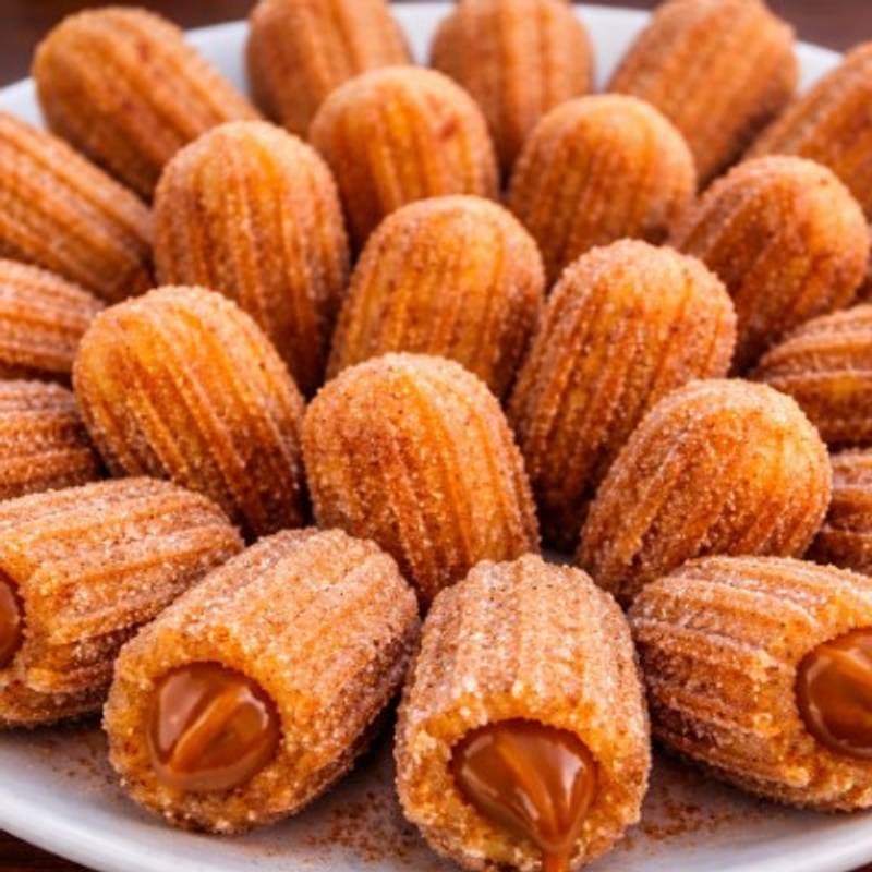 Mini Churros de Doce de Leite