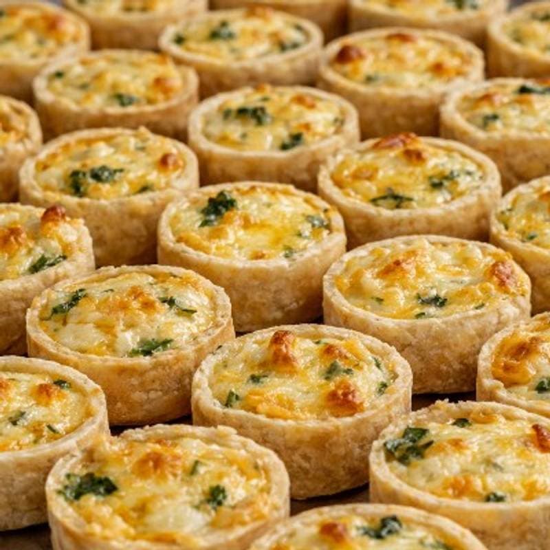 Mini Quiche de Cebola