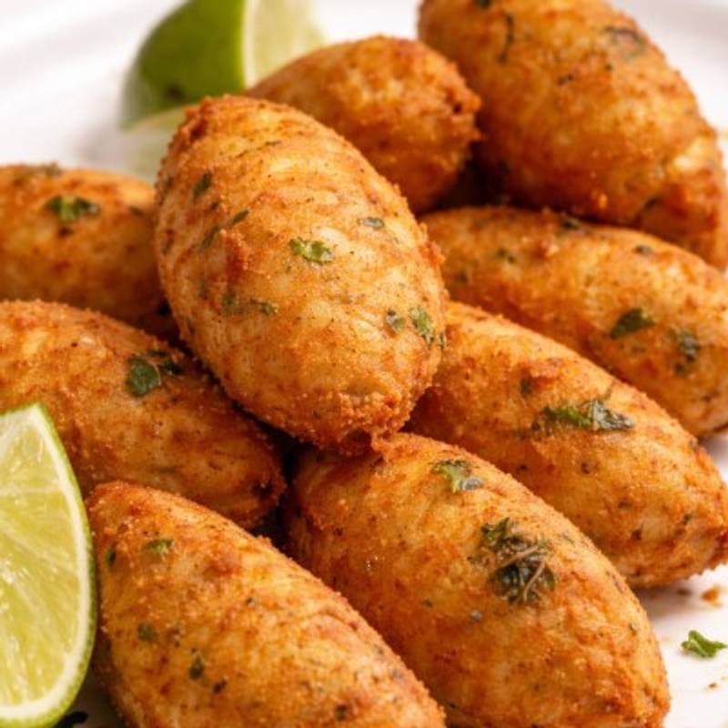 Bolinho de Aipim com Queijo