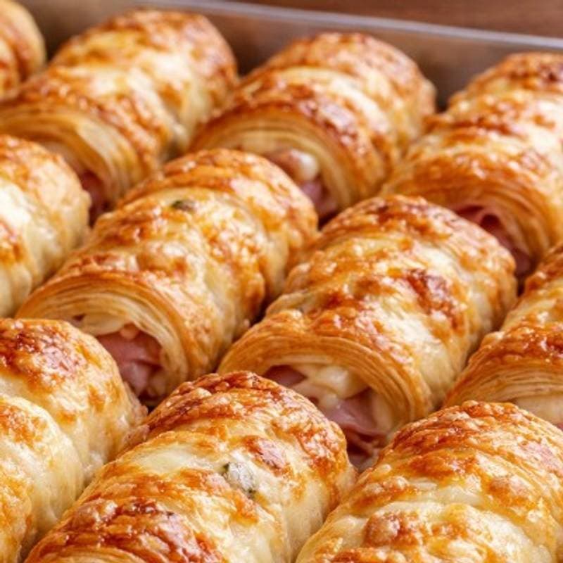 Mini Folhado Bacon com Ameixa