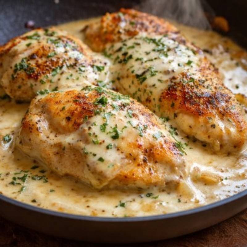 Filé de Frango ao Molho de Gorgonzola