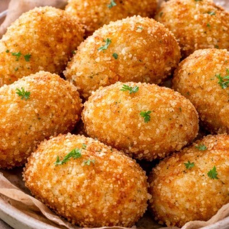 Croquete de Queijo com Alho