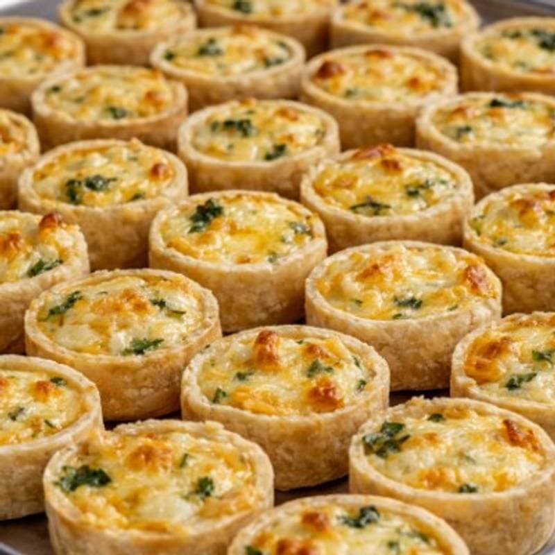 Mini Quiche de Bacalhau