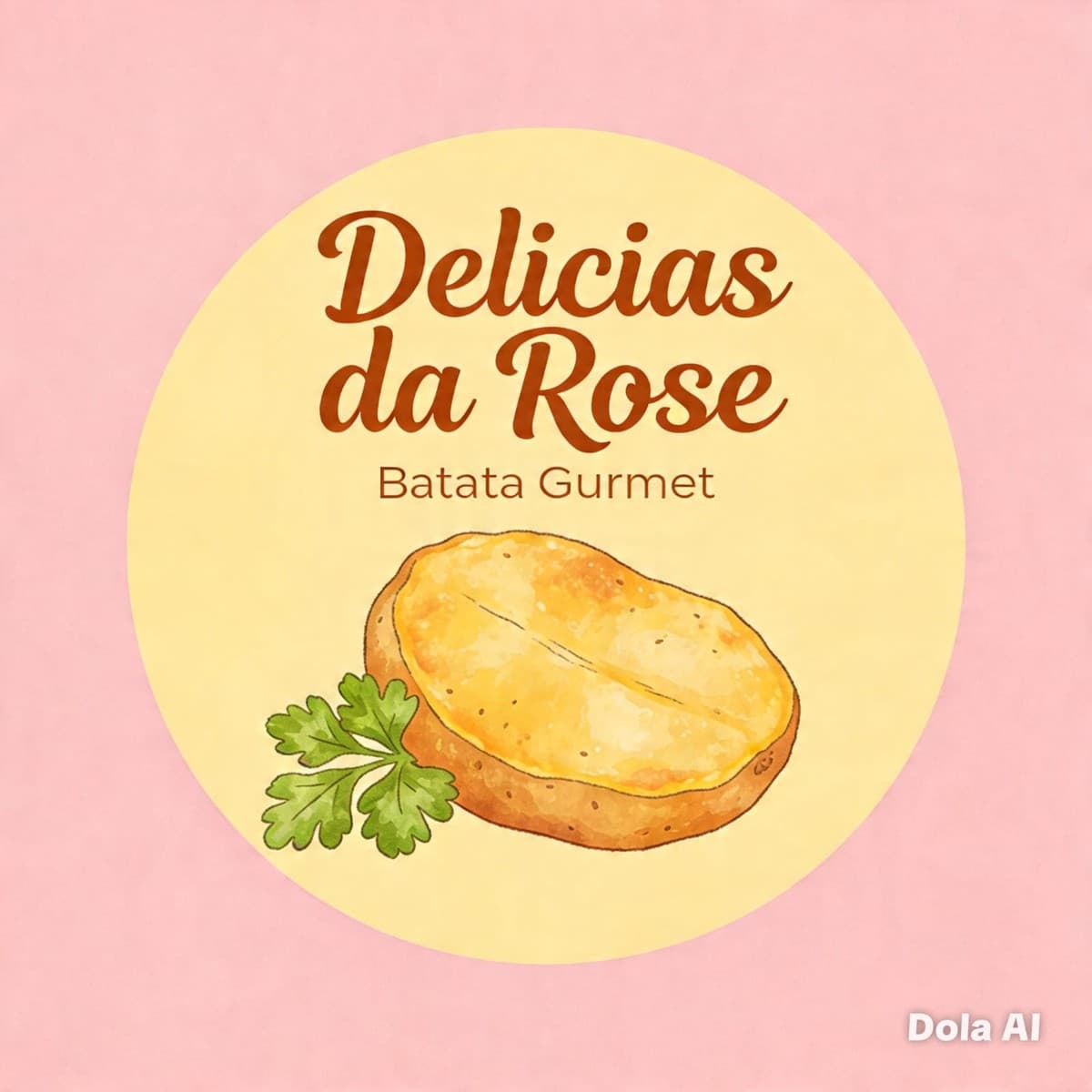 Logo Delícias da Rose