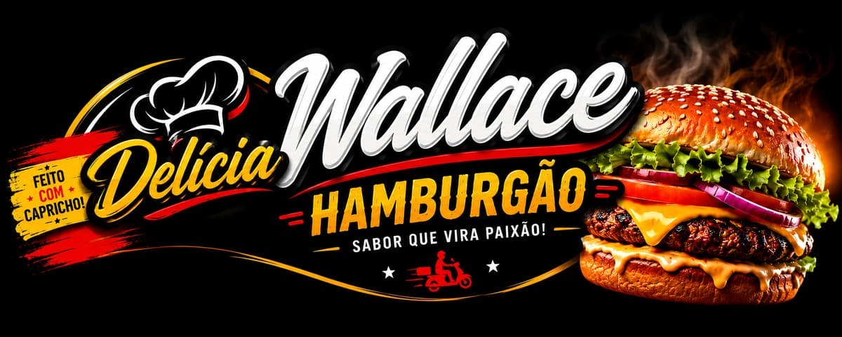 Banner Delícia Wallace Hamburgão