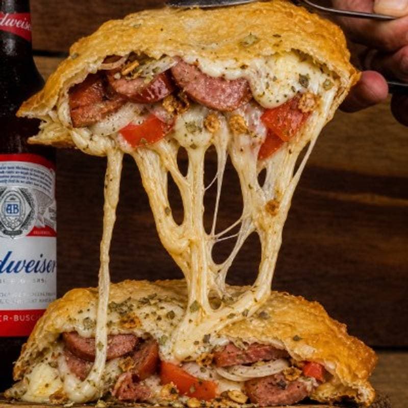 Choripan com Requeijão