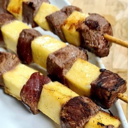 Espeto de Carne de Sol c/ Queijo
