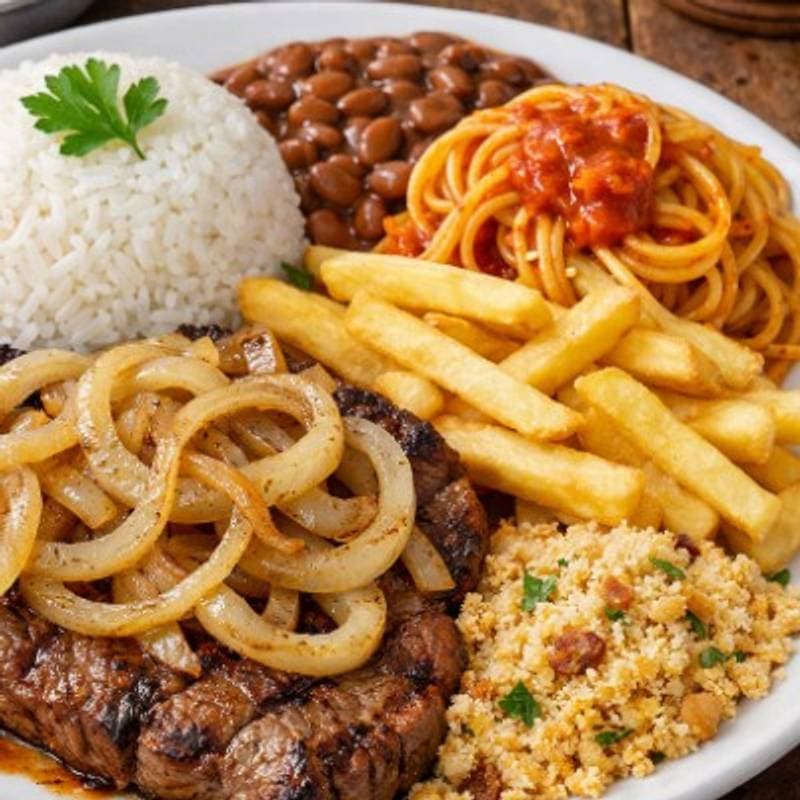 Contra Filé Acebolado c/ Fritas