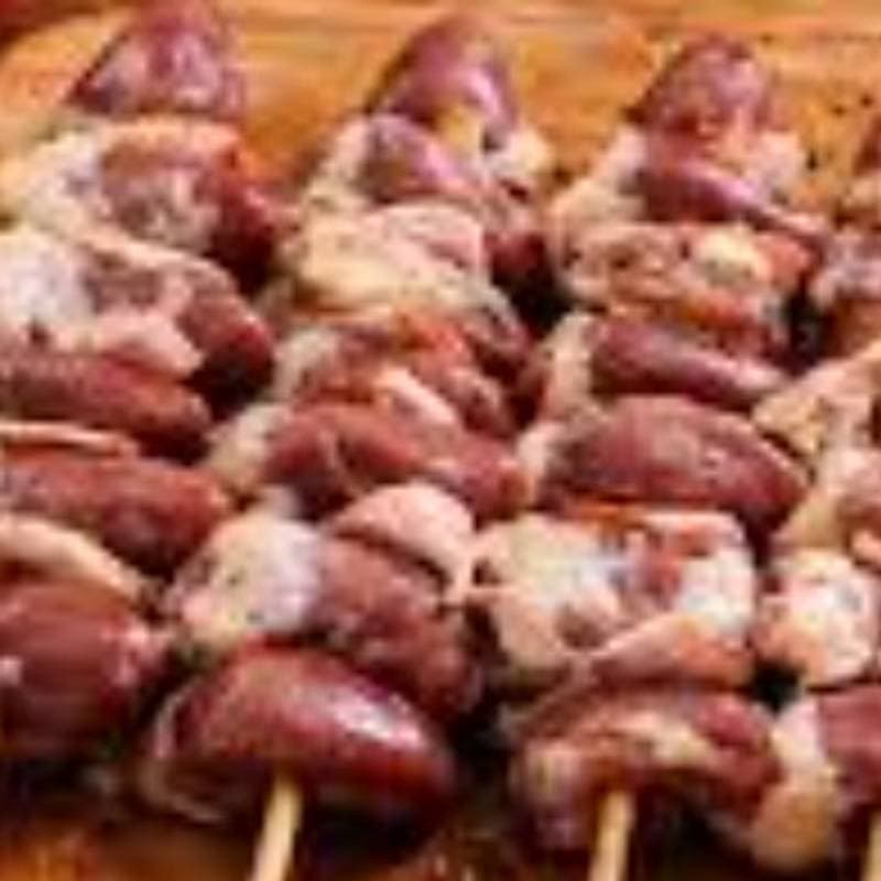 CORAÇÃO DE FRANGO C/ BACON