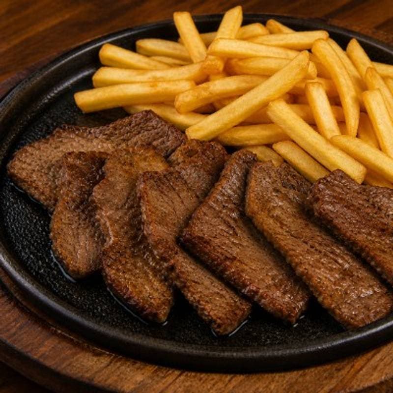 Baby Beef com Batata Frita