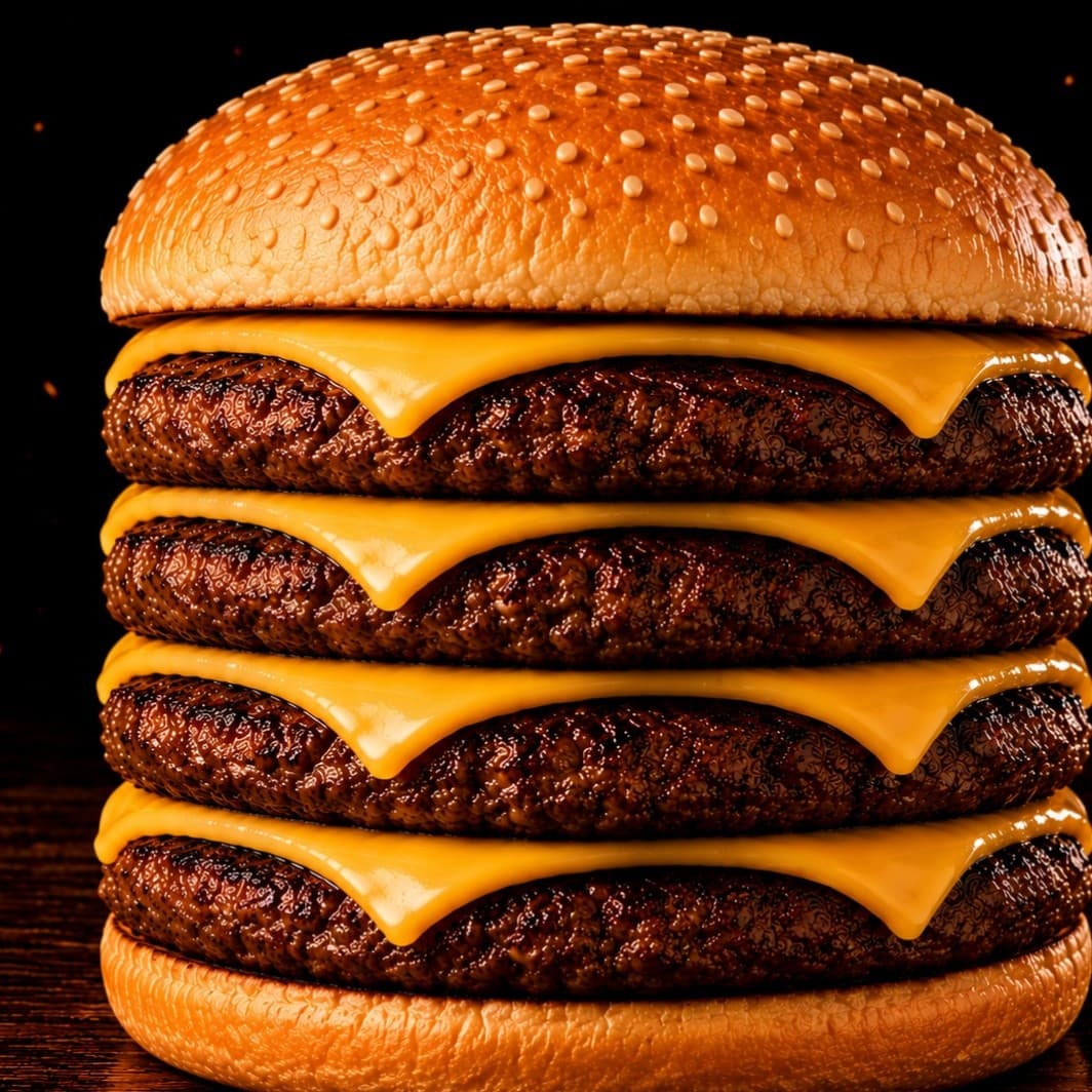 X-Burguer Quádruplo