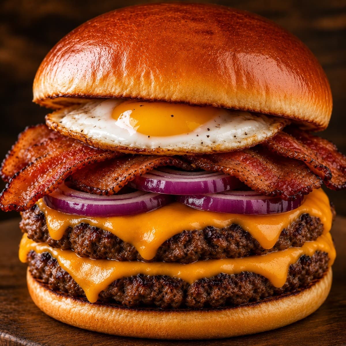 DOUBLE EGG BACON