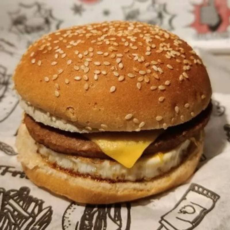 Egg X Burguer c/ Batata Frita