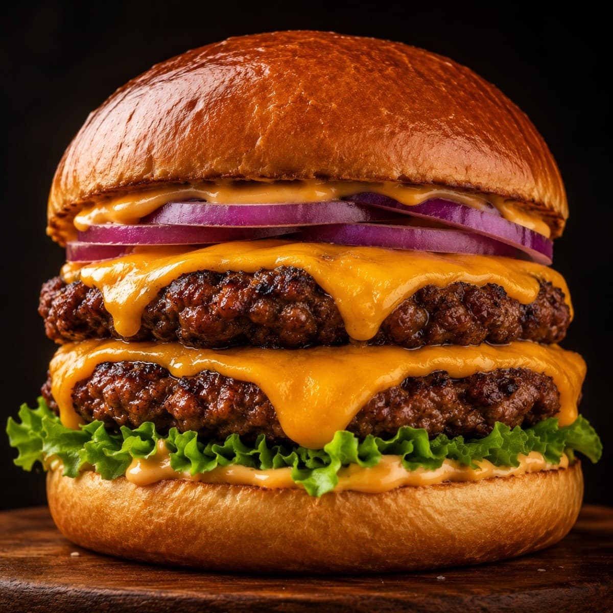 DUPLO CHEDDAR BURGUER
