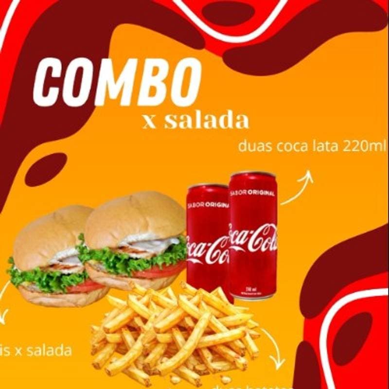 Combo X-Salada Dublo