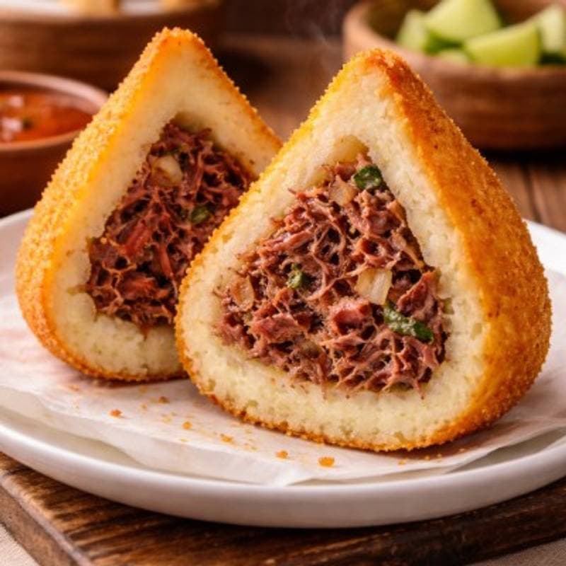 Coxinha com Massa de Batata