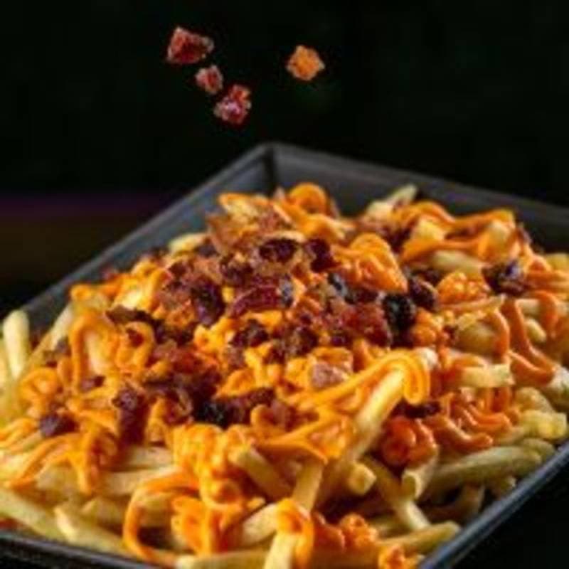 Batata com Cheddar e Bacon