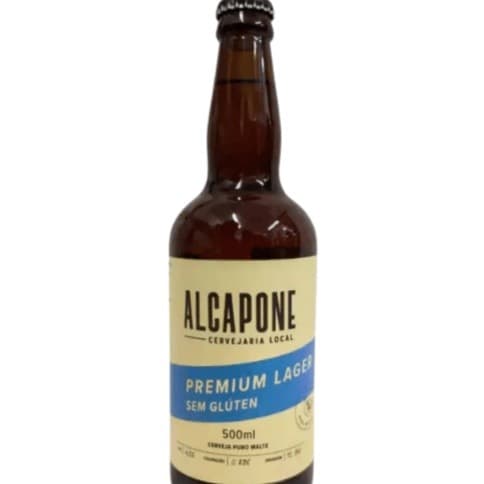 Cerveja Sem Glúten Alcapone Premium Lager