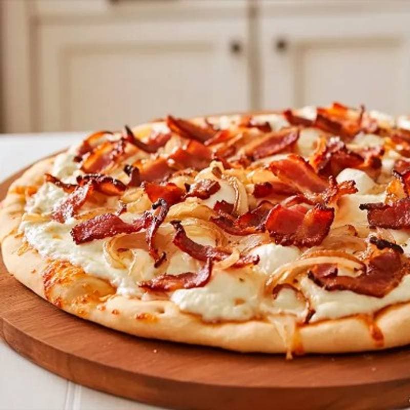 Pizza de Bacon
