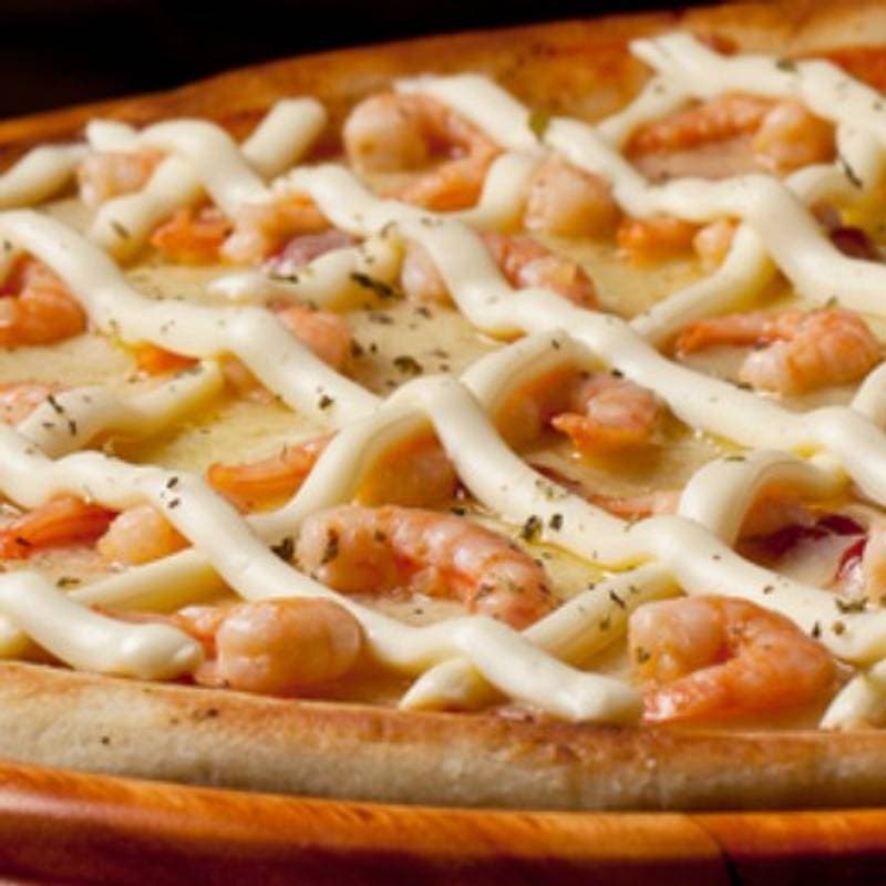 Pizza de Camarão com Catupiry